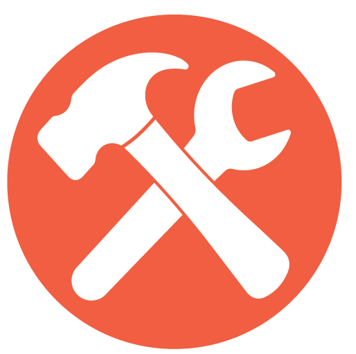 Icon of a hammer